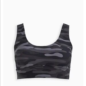 New! Torrid sz 2 Camo Swim Bathing Suit Top 2X